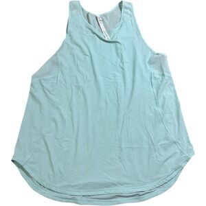 Lululemon Sculpt Tank Top‎ Back Vent Icing Blue Size 12